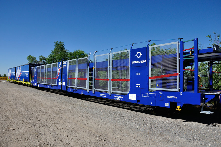 TRANSFESA LOGISTICS FINALIZA LA INSTALACIÓN DE GPS EN TODA LA FLOTA DE VAGONES PORTA AUTOS INTERNACIONALES